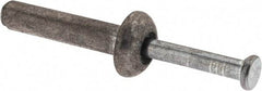 Value Collection - 3/16" Diam, 3/16" Drill, 7/8" OAL, 2-3/4" Min Embedment Hammer Drive Concrete Anchor - Zamac Alloy, Zinc-Plated Finish, Mushroom Head - Strong Tooling