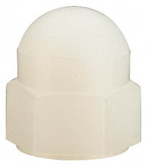 Made in USA - #6-32 UNC, 5/16" Width Across Flats, Uncoated Nylon Acorn Nut - 11/32" Overall Height - Strong Tooling