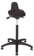 Bevco - Sit-Stand Stool - Polyurethane Seat, Black - Strong Tooling