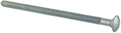 Value Collection - 3/8-16 UNC 7" Length Under Head, Standard Square Neck, Carriage Bolt - Grade 2 Steel, Zinc-Plated Finish - Strong Tooling