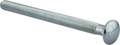 Value Collection - 1/2-13 UNC 7" Length Under Head, Standard Square Neck, Carriage Bolt - Grade 2 Steel, Zinc-Plated Finish - Strong Tooling