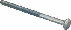 Value Collection - 1/2-13 UNC 9" Length Under Head, Standard Square Neck, Carriage Bolt - Grade 2 Steel, Zinc-Plated Finish - Strong Tooling