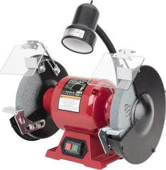 Sunex Tools - 8" Wheel Diam, 3/4 hp Grinder - 5/8" Arbor Hole Diam, 3,450 Max RPM, 115 Volts - Strong Tooling