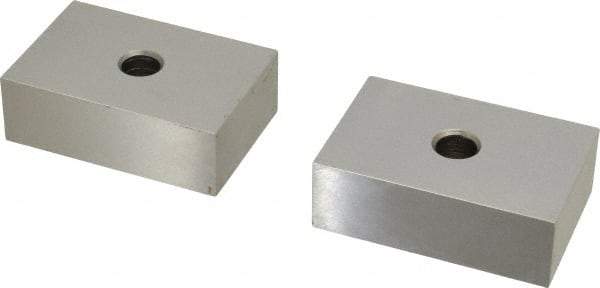 Suburban Tool - 0.0001 Squareness Per Inch, Hardened Steel, 1-2-3 Block with 1 Hole Setup Block - 3/8 - 16 Inch Tapped Hole Size, Sold As Matched Pair - Strong Tooling