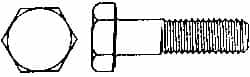 Value Collection - M10x1.50mm Metric Coarse, 100mm Length Under Head Hex Head Cap Screw - Strong Tooling