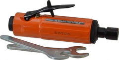 Dotco - 1/4" Collet, Straight Handle, Straight Air Die Grinder - 23,000 RPM, Rear Exhaust, 37 CFM, 0.9 hp, 90 psi, 1/4" Inlet - Strong Tooling