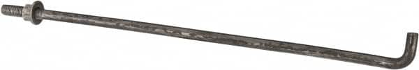 Value Collection - 1/2-13, 18" OAL Bent Anchor Bolt - Grade 2 Steel - Strong Tooling