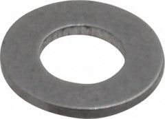 6″ Screw Standard Flat Washer: Steel, Uncoated 0.155″ ID, 0.308″ OD, 0.027″ Thick