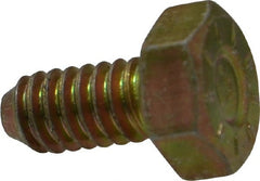 Hex Head Cap Screw: 3/8-16 x 3/4″, Grade L9 Steel, Zinc Yellow Dichromate Finish Fully Threaded