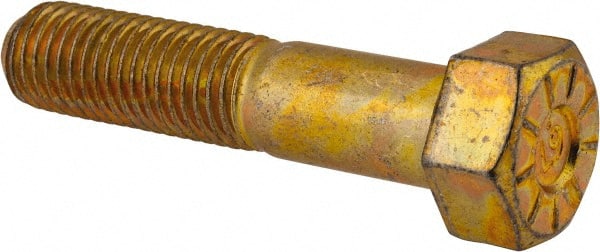 Made in USA - 3/4-10 UNC, 3-1/2" Length Under Head, Hex Head Cap Screw - Exact Industrial Supply