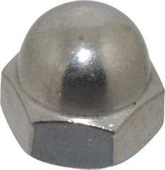 Value Collection - 5/16-18" UNC, 9/16" Width Across Flats, Stainless Steel Acorn Nut - 3/8" Overall Height, Grade 18-8 - Strong Tooling