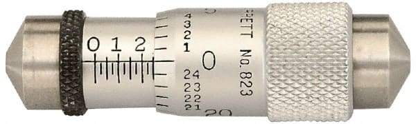 Starrett - 1-1/2 to 2 Inch Range, Mechanical Inside Caliper Micrometer - 0.001 Inch Graduation - Strong Tooling