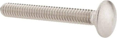 Value Collection - 1/4-20 UNC 2" Length Under Head, Standard Square Neck, Carriage Bolt - 18-8 Stainless Steel, Uncoated - Strong Tooling