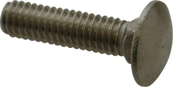 Value Collection - 5/16-18 UNC 1-1/4" Length Under Head, Standard Square Neck, Carriage Bolt - 18-8 Stainless Steel, Uncoated - Strong Tooling