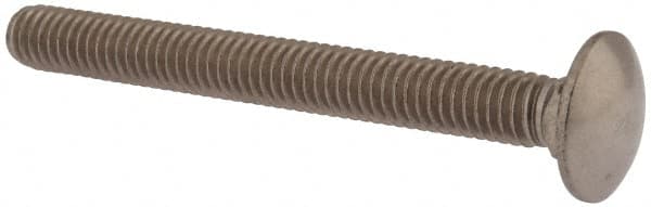 Value Collection - 5/16-18 UNC 3" Length Under Head, Standard Square Neck, Carriage Bolt - 18-8 Stainless Steel, Uncoated - Strong Tooling