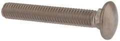 Value Collection - 3/8-16 UNC 2-1/2" Length Under Head, Standard Square Neck, Carriage Bolt - 18-8 Stainless Steel, Uncoated - Strong Tooling