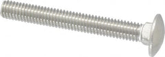 Value Collection - 3/8-16 UNC 3" Length Under Head, Standard Square Neck, Carriage Bolt - 18-8 Stainless Steel, Uncoated - Strong Tooling