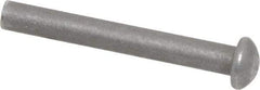 RivetKing - 3/16" Body Diam, Round Steel Solid Rivet - 1-1/2" Length Under Head - Strong Tooling