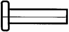 RivetKing - 3/16" Body Diam, Flat Aluminum Solid Rivet - 1/2" Length Under Head, Grade 1100F - Strong Tooling