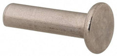 RivetKing - 3/16" Body Diam, Round Uncoated Stainless Steel Solid Rivet - 3/4" Length Under Head, Grade 18-8 - Strong Tooling