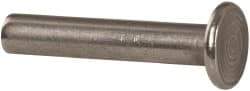 RivetKing - 3/16" Body Diam, Round Uncoated Stainless Steel Solid Rivet - 1" Length Under Head, Grade 18-8 - Strong Tooling