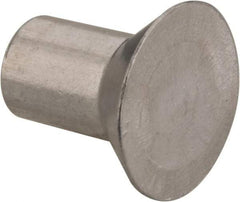 RivetKing - 3/16" Body Diam, Countersunk Aluminum Solid Rivet - 5/16" Length Under Head, Grade 1100F, 78° Countersunk Head Angle - Strong Tooling