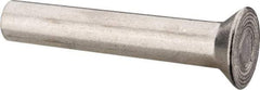 RivetKing - 1/4" Body Diam, Countersunk Uncoated Aluminum Solid Rivet - 1-1/2" Length Under Head, Grade 1100F, 78° Countersunk Head Angle - Strong Tooling