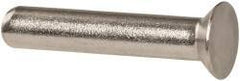 RivetKing - 3/16" Body Diam, Countersunk Stainless Steel Solid Rivet - 1" Length Under Head, Grade 18-8, 90° Countersunk Head Angle - Strong Tooling