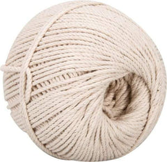 Made in USA - 0.08 Inch Diameter, Seine Cable Cord Twine - 61 Lbs. Breaking Strength, White, 470 Ft. per Lb. - Strong Tooling