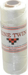 Value Collection - 0.046 Inch Diameter, Seine Twine Spool - 105 Lbs. Breaking Strength, White, 1,800 Ft. per Lb. - Strong Tooling