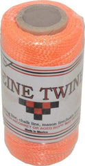 Value Collection - Nylon Braided Twine - 110 Lbs. Breaking Strength, Orange - Strong Tooling