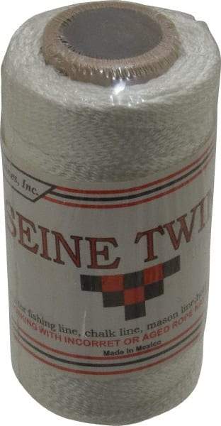 Value Collection - Nylon Braided Twine - 155 Lbs. Breaking Strength, Natural (Color) - Strong Tooling