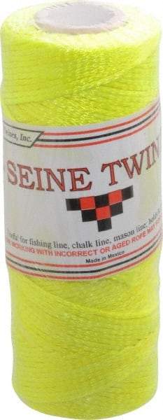 Value Collection - Nylon Braided Twine - 155 Lbs. Breaking Strength, Yellow - Strong Tooling