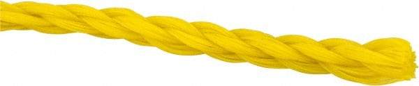 Value Collection - 1,200' Max Length Polypropylene Rope - 1/4" Diam, 141 Lb Capacity - Strong Tooling