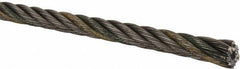 Lift-All - 1/2 Inch Diameter Hoisting Wire Rope - 21,400 Lbs. Breaking Strength, 6 x 19 Fiber Core - Strong Tooling