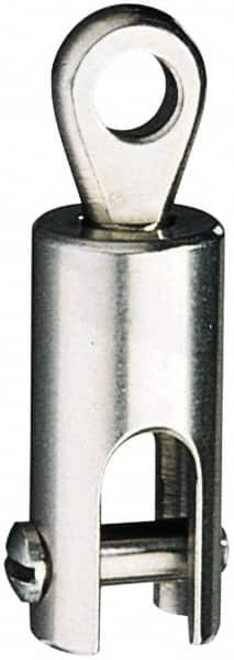 Ronstan - 1,670 Lbs. Load Limit Ball Bearing Swivel - 1/4 Inch Diameter Pin Fork/Eye - Strong Tooling