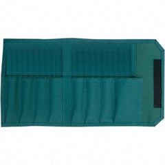 Wiha - General Purpose Holster with 8 Pockets - Canvas, Green, 12" Wide x 7-3/4" High x 7-3/4" Deep - Strong Tooling