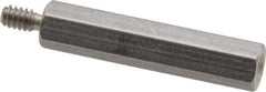 Electro Hardware - #6-32, 1-1/2" OAL, 1/4" Across Flats, Stainless Steel Hex Male/Female Circuit Board Standoffs - 3/8" Thread Depth, 1-1/4" Body Length, Bright Finish - Strong Tooling