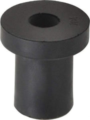 Au-Ve-Co Products - 1/4-20, 0.74" Diam x 0.187" Thick Flange, Rubber Insulated Rivet Nut - UNC Thread, Neoprene, 0.642" Long x 1/2" Body Diam, 0.829" OAL - Strong Tooling