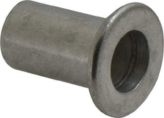 Value Collection - 3/8-16, 0.03 to 0.115" Grip, 1/2" Drill, Aluminum Standard Rivet Nut - Flat Head - Strong Tooling