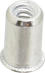 Value Collection - #6-32, 0.01 to 0.08" Grip, #12, Aluminum Standard Rivet Nut - Expander Head - Strong Tooling