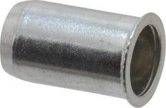 Value Collection - #10-24, 0.01 to 0.08" Grip, Aluminum Standard Rivet Nut - Drill Size Letter F, Expander Head - Strong Tooling