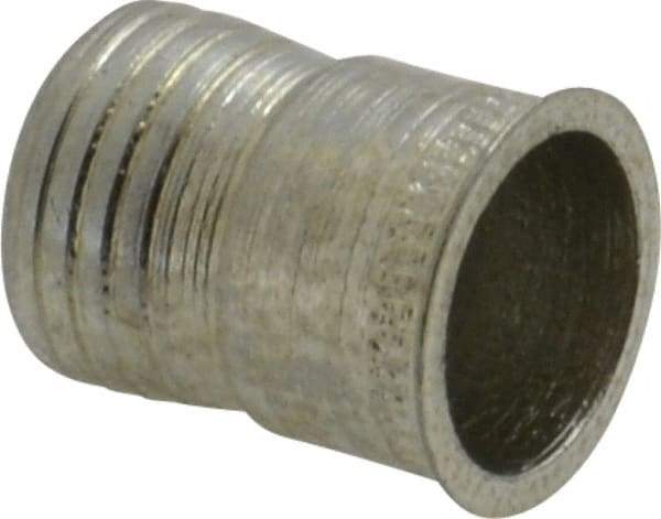 Marson - #10-32, 3/8" OAL, Thread-Sert Threaded Insert - 0.281" Hole Diam, 0.314" Head Diam, Steel - Strong Tooling