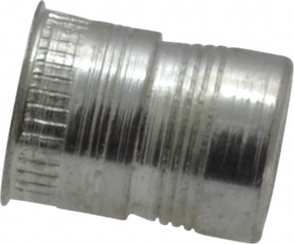 Marson - 1/4-20, 0.51" OAL, Thread-Sert Threaded Insert - 0.391" Hole Diam, 0.408" Head Diam, Steel - Strong Tooling