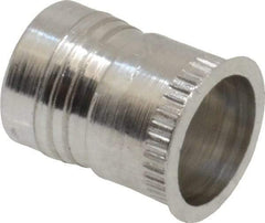 Marson - #10-24, 3/8" OAL, Thread-Sert Threaded Insert - 0.281" Hole Diam, 0.314" Head Diam, Aluminum - Strong Tooling