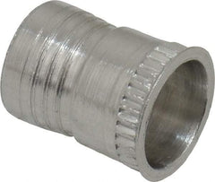 Marson - #10-32, 3/8" OAL, Thread-Sert Threaded Insert - 0.281" Hole Diam, 0.314" Head Diam, Aluminum - Strong Tooling