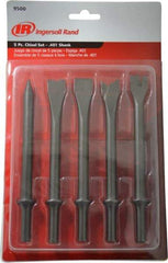 Ingersoll-Rand - 7" OAL, 0.78" Shank Diam, Chisel Set - Round Shank, Steel - Strong Tooling