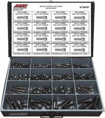 Value Collection - 168 Piece Alloy Steel Socket Head Cap Screws - M8 to M16 Thread - Strong Tooling