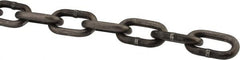 Peerless Chain - 3/16" Welded Proof Coil Chain - 800 Lb Capacity, Grade 30, Carbon Steel, Self-Colored Finish - Strong Tooling