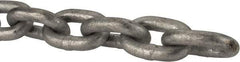 Peerless Chain - 3/8" Welded Proof Coil Chain - 2,650 Lb Capacity, Grade 30, Carbon Steel, Hot Galvanized Finish - Strong Tooling